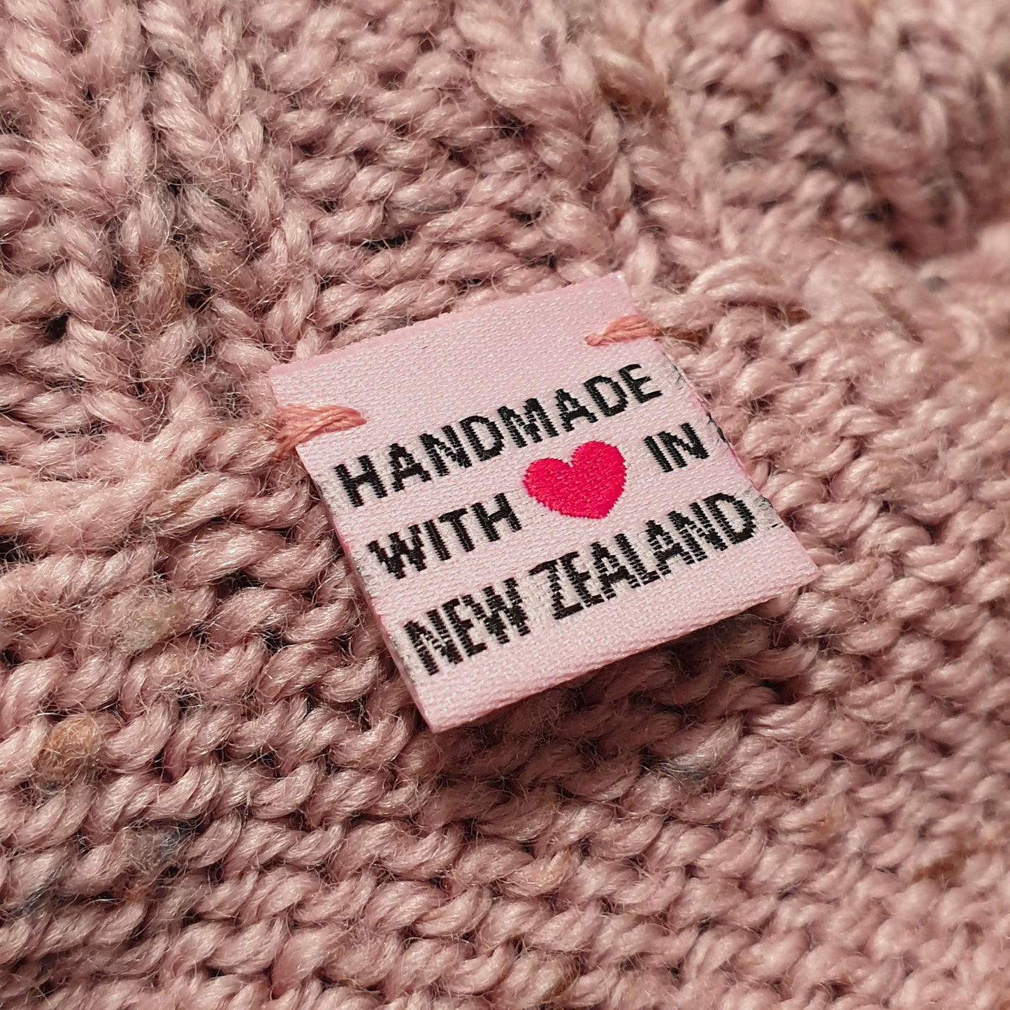 HANDMADE WITH ❤ IN NEW ZEALAND - WOVEN LABELS