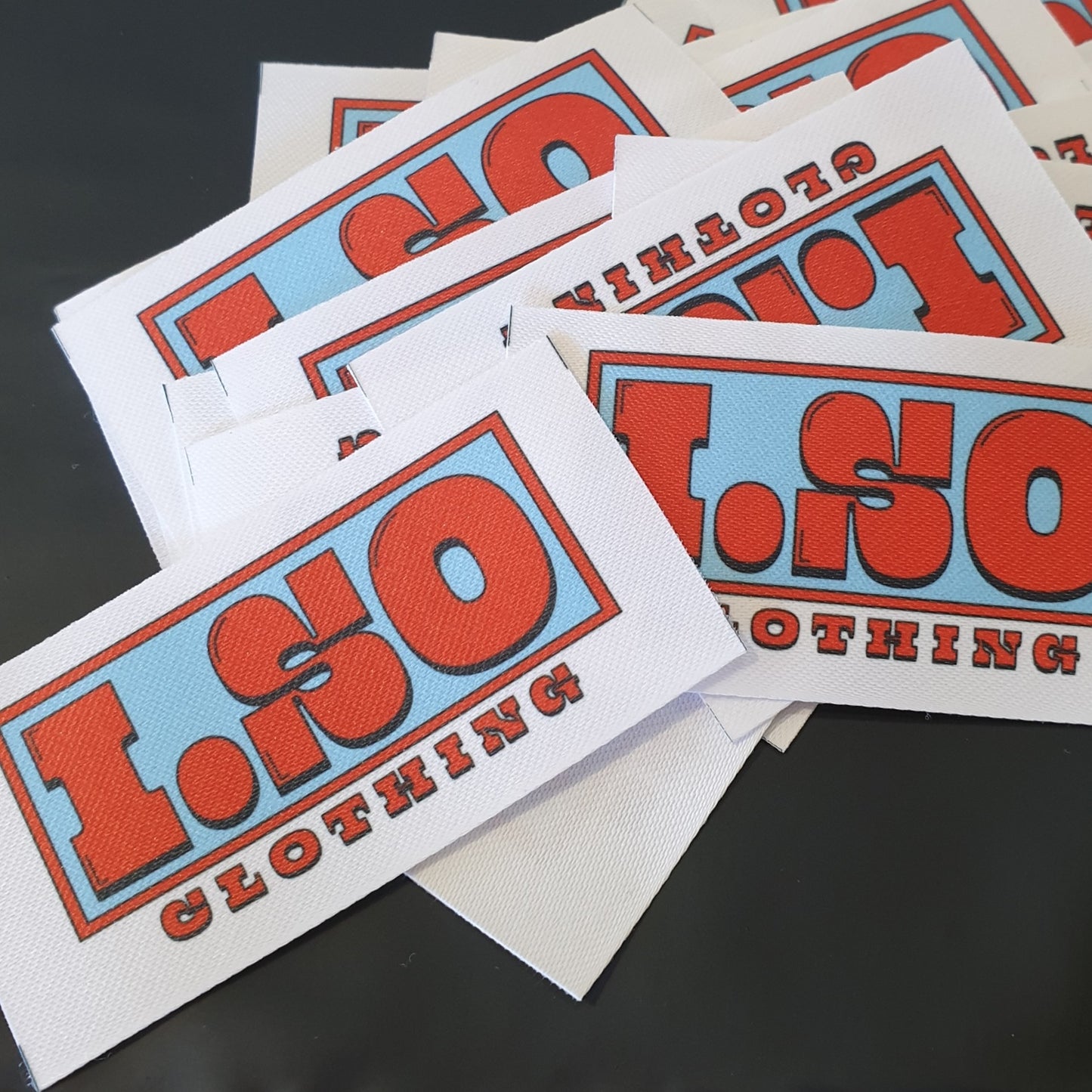 ~SOFT TWILL - PERMANENT PRINT - FABRIC LABELS