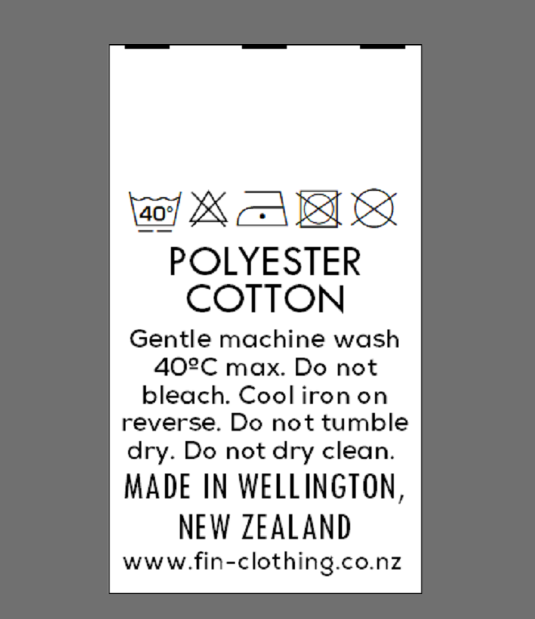 CUSTOM LABELS / Fin Clothing