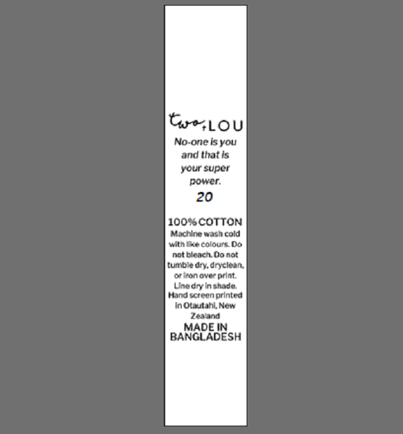 CUSTOM LABELS / Roberta Thomson