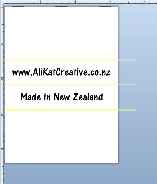 CUSTOM LABELS - Alison McCabe