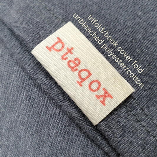 #11PC - TRIFOLD/BOOKFOLD UNBLEACHED POLYESTER COTTON HEM LABELS