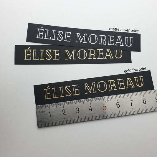 #12BPT - POLYESTER TAPE SEW-ON-FLAT LABELS