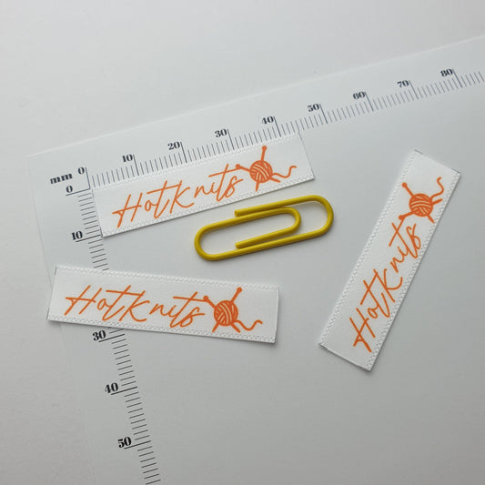 #14WS - STRAIGHT CUT SEW-ON-FLAT SATIN LABELS