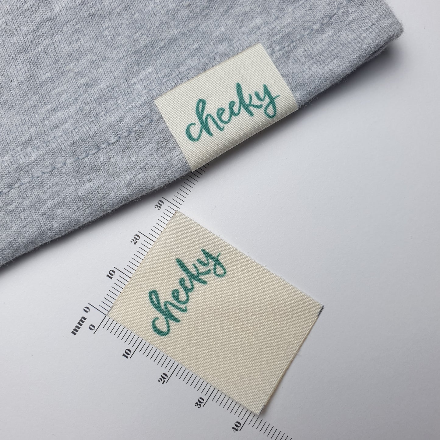 ~LIGHTWEIGHT POLYESTER COTTON - PERMANENT PRINT - FABRIC LABELS