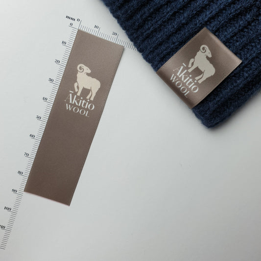 #11WS - TRIFOLD/BOOKFOLD SATIN HEM LABELS