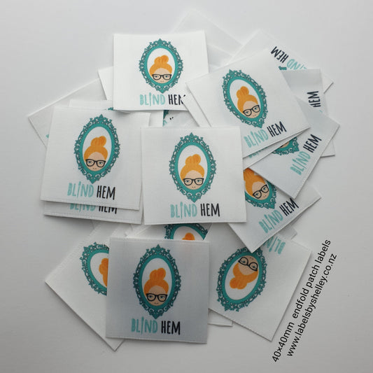 #16XW - SATEEN ENDFOLD LABELS