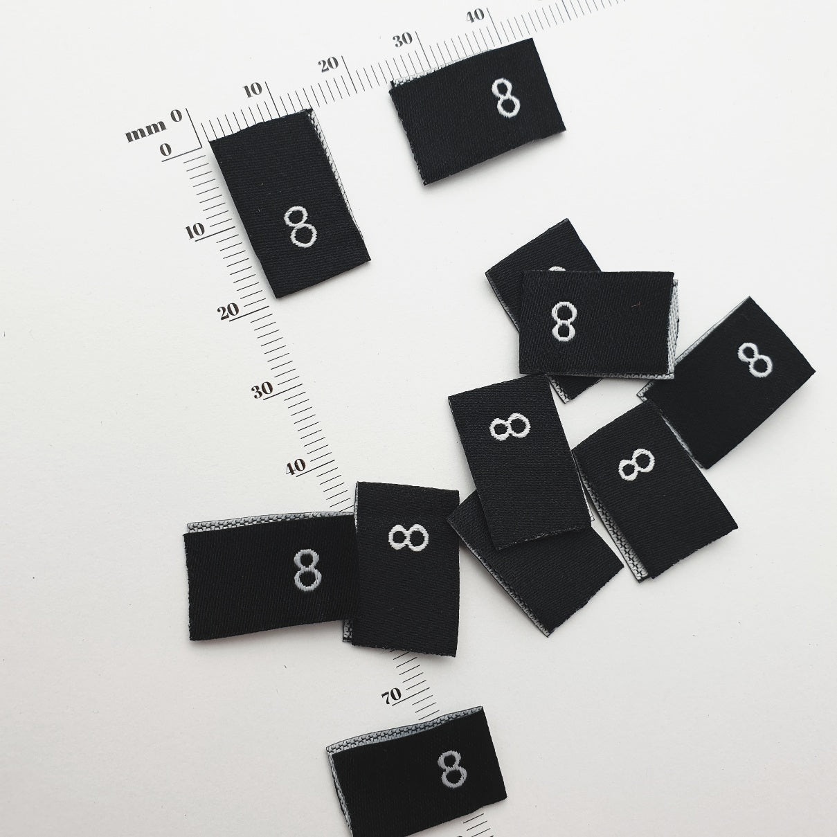 SIZE PIPS - WOVEN LABELS