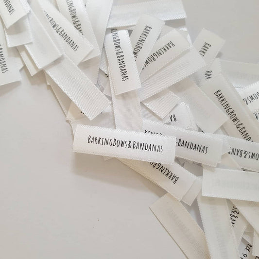 #13WS - WHITE SATIN STRAIGHT CUT SEW-ON-FLAT LABELS