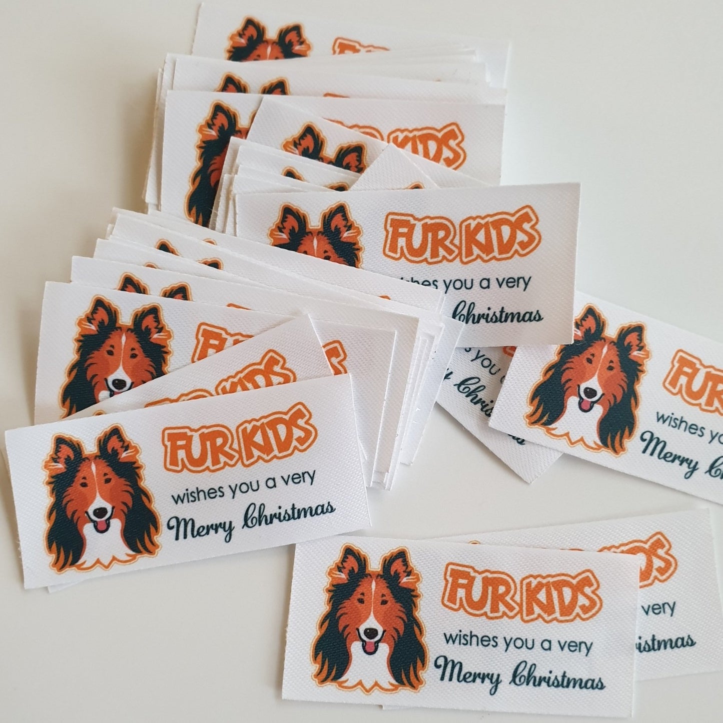 ~SOFT TWILL - PERMANENT PRINT - FABRIC LABELS