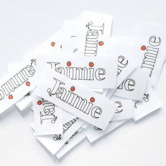 #16XW - SATEEN ENDFOLD LABELS